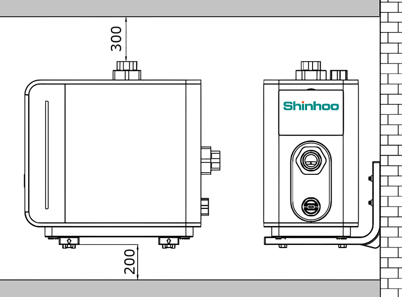 Комплект настенного монтажа AQUAMASTER